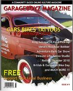 GarageBoyz Magazine featuring cars,bikes,tattoos & other kool stuff